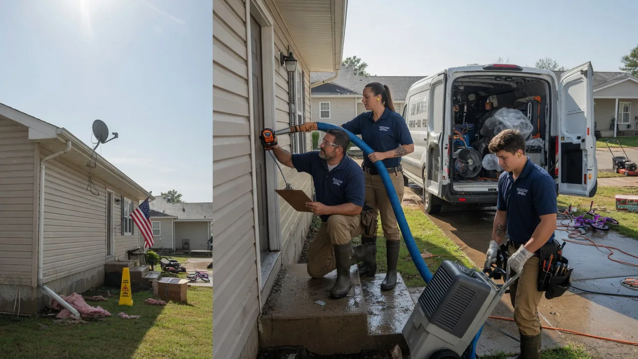Ceiling Water Damage Restoration in Caney, OK near me